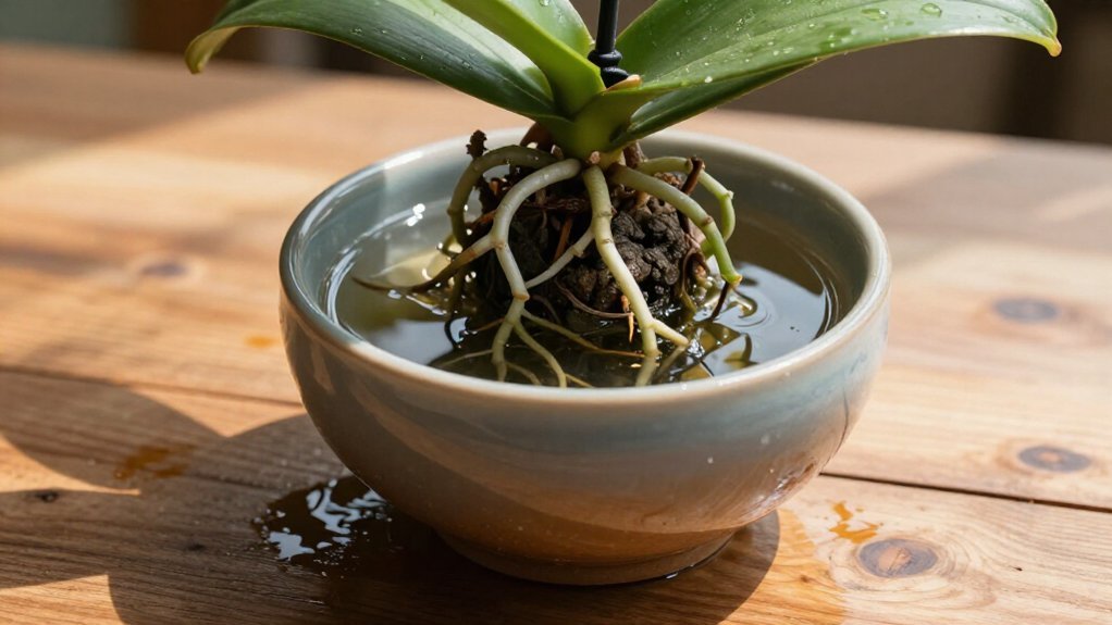 responsive orchid watering rhythm soak wait