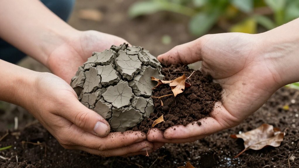 sand free clay soil improvement with organic matter
