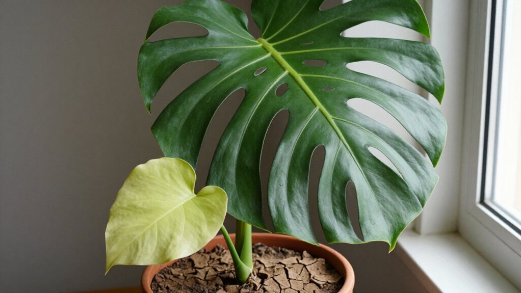 soil age starves monsteras leaves